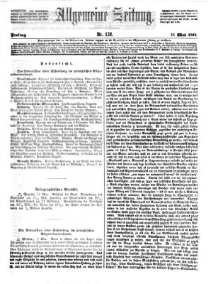 Allgemeine Zeitung Freitag 11. Mai 1860