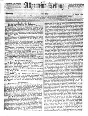 Allgemeine Zeitung Sonntag 13. Mai 1860