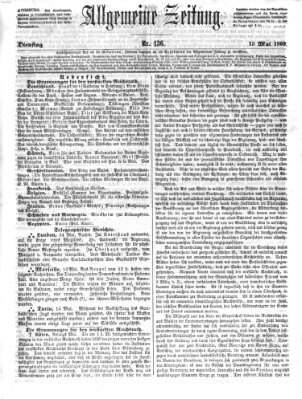 Allgemeine Zeitung Dienstag 15. Mai 1860