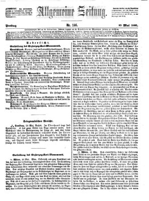 Allgemeine Zeitung Freitag 25. Mai 1860