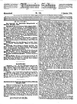 Allgemeine Zeitung Samstag 2. Juni 1860