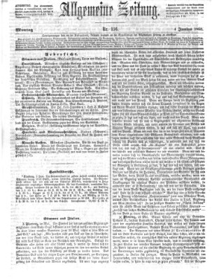 Allgemeine Zeitung Montag 4. Juni 1860