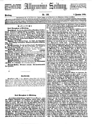 Allgemeine Zeitung Freitag 8. Juni 1860