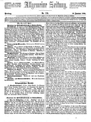 Allgemeine Zeitung Freitag 22. Juni 1860