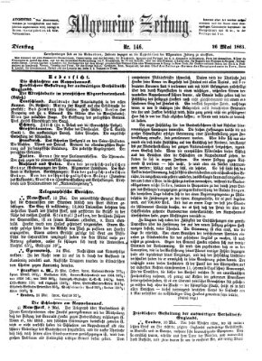 Allgemeine Zeitung Dienstag 26. Mai 1863