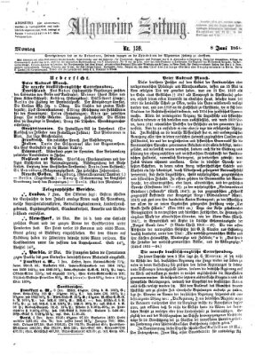 Allgemeine Zeitung Montag 8. Juni 1863