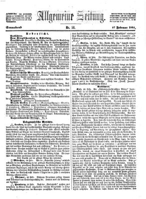 Allgemeine Zeitung Samstag 27. Februar 1864