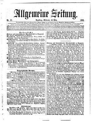 Allgemeine Zeitung Mittwoch 28. März 1866