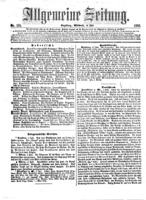 Allgemeine Zeitung Mittwoch 4. Juli 1866