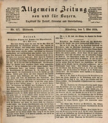 Allgemeine Zeitung von und für Bayern (Fränkischer Kurier) Mittwoch 7. Mai 1834