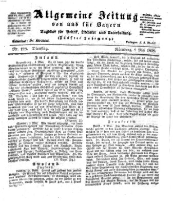 Allgemeine Zeitung von und für Bayern (Fränkischer Kurier) Dienstag 8. Mai 1838