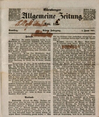 Nürnberger Zeitung (Fränkischer Kurier) Samstag 5. Juni 1841