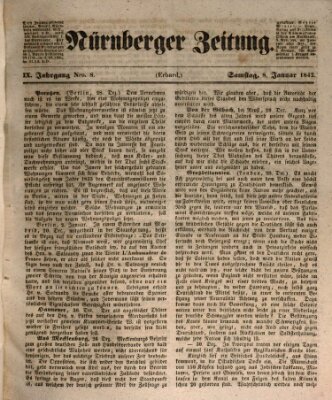 Nürnberger Zeitung (Fränkischer Kurier) Samstag 8. Januar 1842