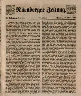 Nürnberger Zeitung (Fränkischer Kurier) Samstag 14. Mai 1842