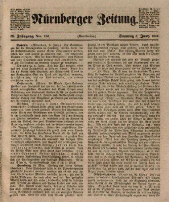 Nürnberger Zeitung (Fränkischer Kurier) Sonntag 5. Juni 1842