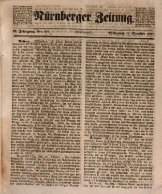 Nürnberger Zeitung (Fränkischer Kurier) Mittwoch 19. Oktober 1842