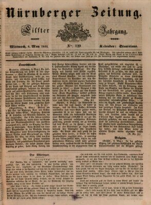 Nürnberger Zeitung (Fränkischer Kurier) Mittwoch 8. Mai 1844