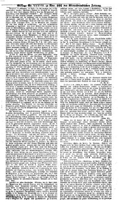 Mittelfränkische Zeitung für Recht, Freiheit und Vaterland (Fränkischer Kurier) Sonntag 16. April 1848