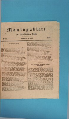 Mittelfränkische Zeitung für Recht, Freiheit und Vaterland (Fränkischer Kurier) Montag 7. Mai 1849