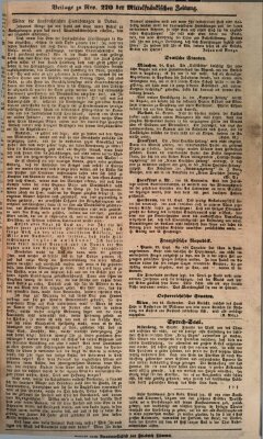 Mittelfränkische Zeitung für Recht, Freiheit und Vaterland (Fränkischer Kurier) Donnerstag 27. September 1849