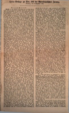 Mittelfränkische Zeitung für Recht, Freiheit und Vaterland (Fränkischer Kurier) Sonntag 9. Dezember 1849