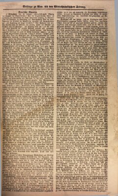 Mittelfränkische Zeitung für Recht, Freiheit und Vaterland (Fränkischer Kurier) Samstag 12. Januar 1850