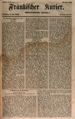 Fränkischer Kurier Dienstag 9. Juli 1850