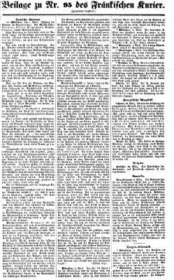 Fränkischer Kurier Samstag 3. April 1852