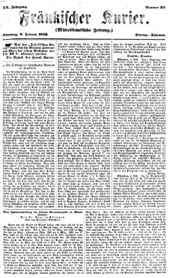 Fränkischer Kurier Dienstag 8. Februar 1853