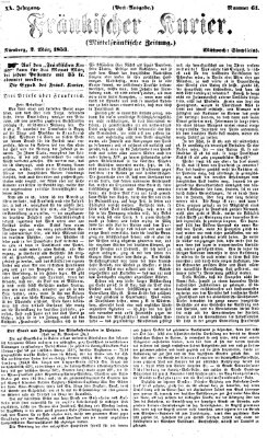 Fränkischer Kurier Mittwoch 2. März 1853