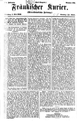 Fränkischer Kurier Sonntag 1. Mai 1853