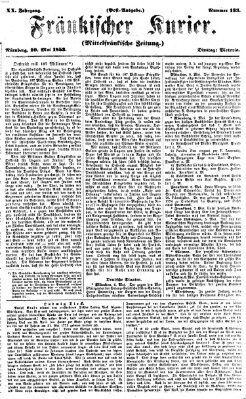 Fränkischer Kurier Dienstag 10. Mai 1853