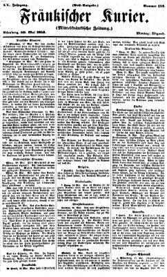 Fränkischer Kurier Montag 30. Mai 1853