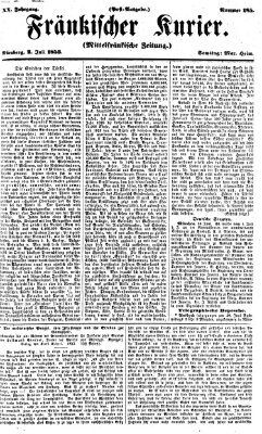 Fränkischer Kurier Samstag 2. Juli 1853