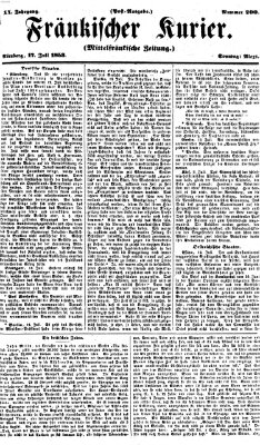 Fränkischer Kurier Sonntag 17. Juli 1853