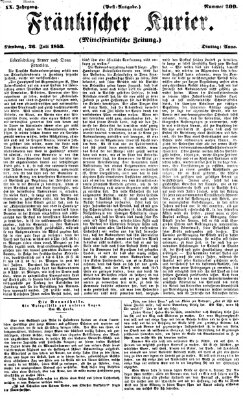 Fränkischer Kurier Dienstag 26. Juli 1853