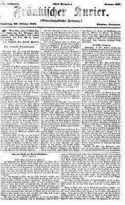 Fränkischer Kurier Sonntag 30. Oktober 1853