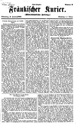 Fränkischer Kurier Samstag 6. Januar 1855