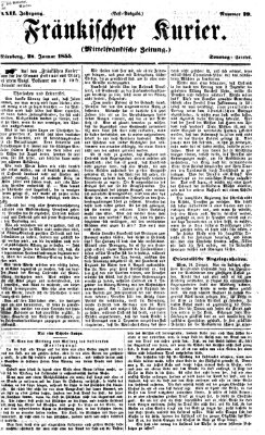 Fränkischer Kurier Sonntag 28. Januar 1855