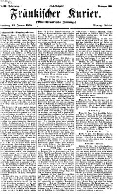 Fränkischer Kurier Montag 29. Januar 1855