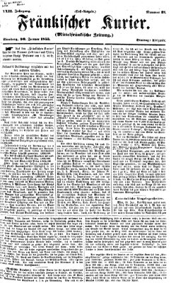 Fränkischer Kurier Dienstag 30. Januar 1855