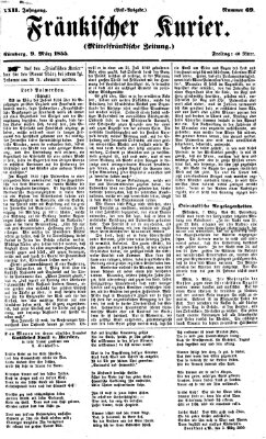 Fränkischer Kurier Freitag 9. März 1855