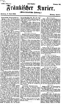 Fränkischer Kurier Montag 2. April 1855