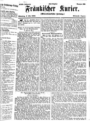 Fränkischer Kurier Mittwoch 2. Mai 1855