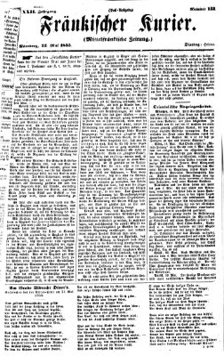 Fränkischer Kurier Dienstag 22. Mai 1855