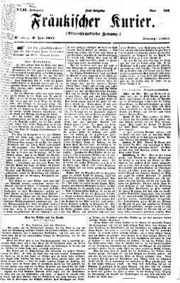 Fränkischer Kurier Sonntag 3. Juni 1855