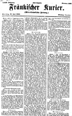 Fränkischer Kurier Montag 11. Juni 1855