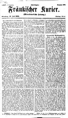 Fränkischer Kurier Dienstag 17. Juli 1855