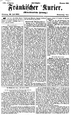 Fränkischer Kurier Thursday 26. July 1855