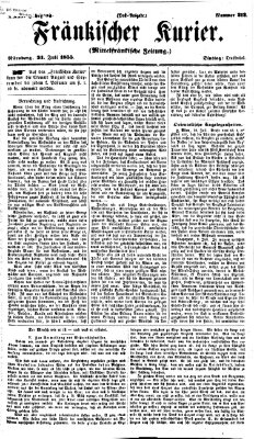 Fränkischer Kurier Dienstag 31. Juli 1855